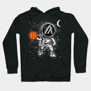 Astronaut Basketball Algorand ALGO Coin To The Moon Crypto Token Cryptocurrency Blockchain Wallet Birthday Gift For Men Women Kids Hoodie